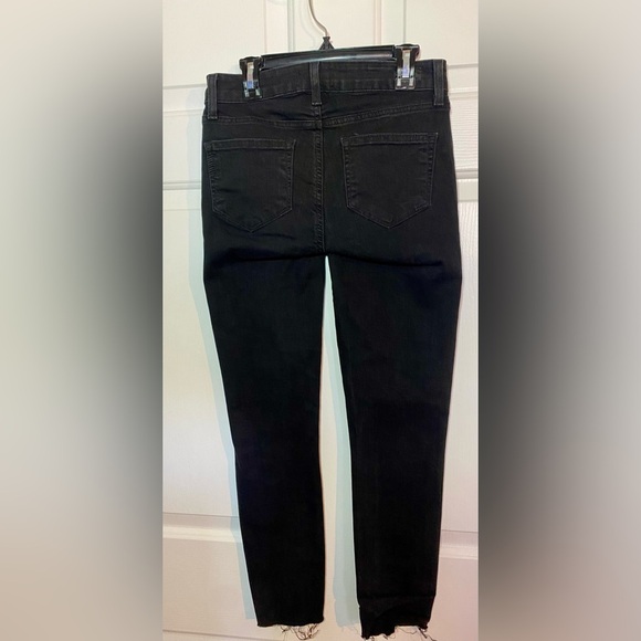 PAIGE - Black Verdugo Ankle Skinny Jeans Size 25 Black Shadow - Picture 8 of 10